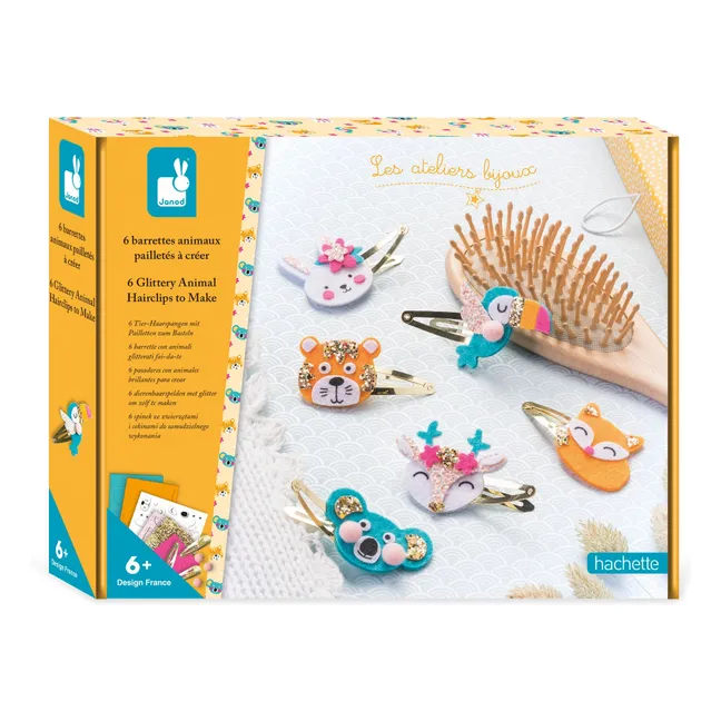 Barrettes Animaux à créer - Janod x Hachette
