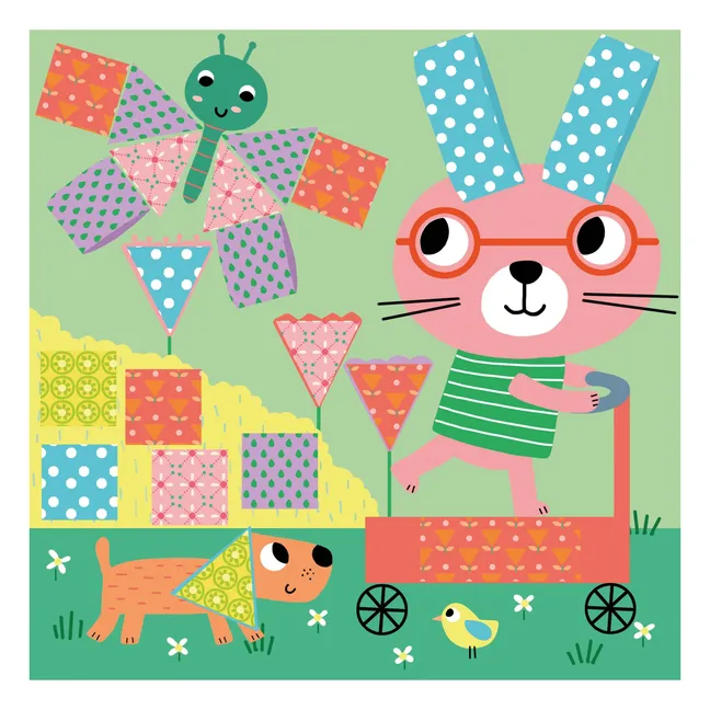 Decoupage y collage - Janod x Hachette