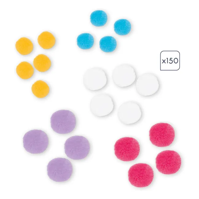 Collage Pompons - Janod x Hachette