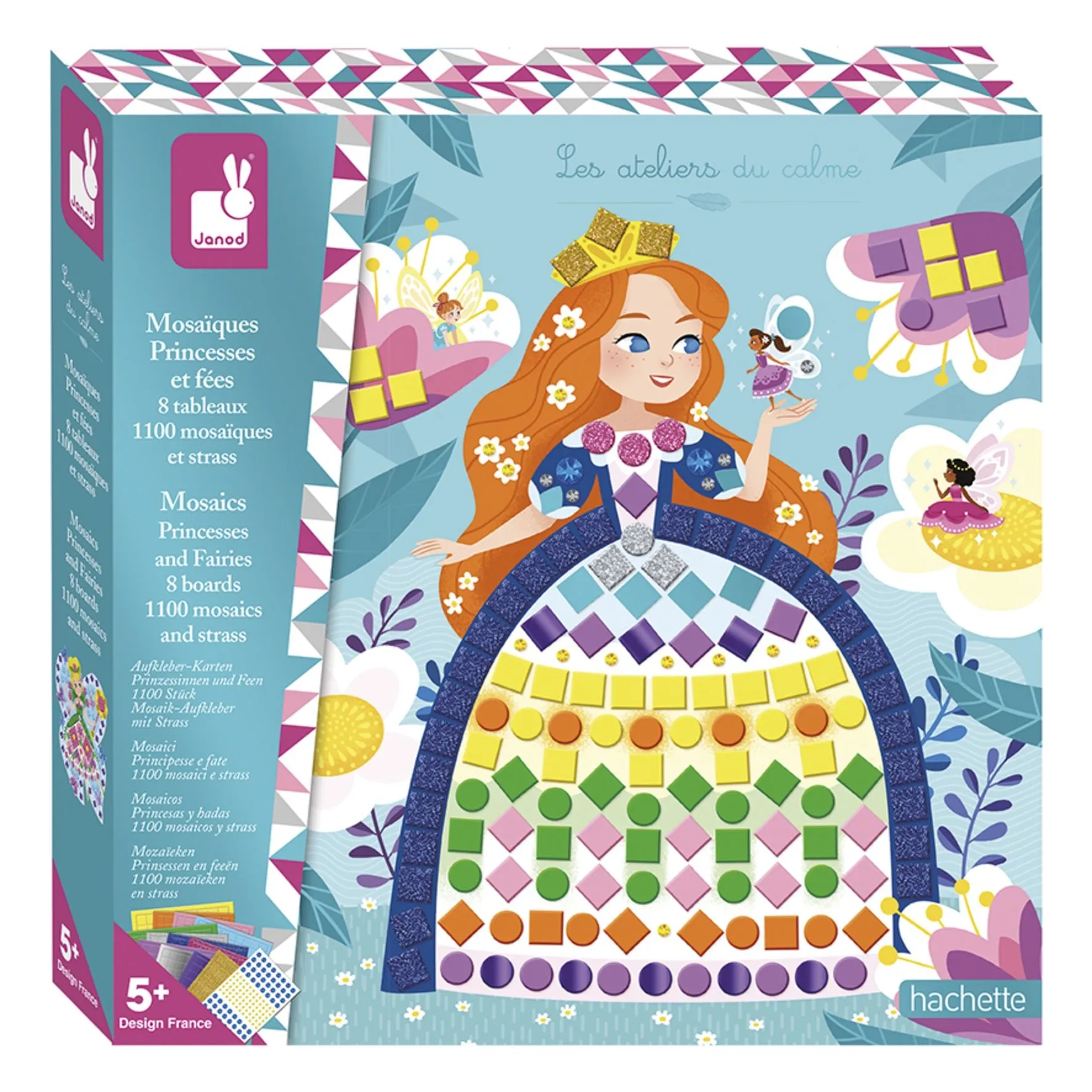 Janod Multicoloured Princess Mosaics - X Hachette