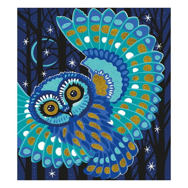 Kit de arena y purpurina que brilla en la oscuridad - Janod x Hachette