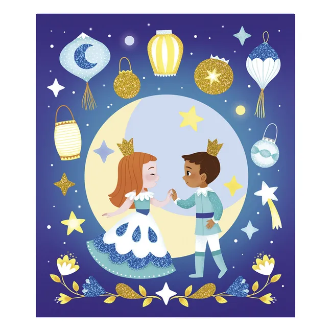 Kit sables phosphorescents et paillettes Nuit Féerique - Janod x Hachette