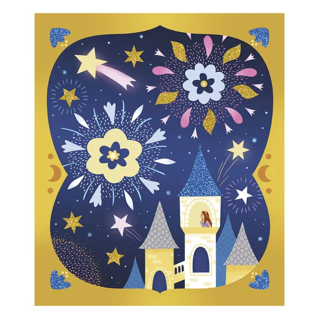 Kit sables phosphorescents et paillettes Nuit Féerique - Janod x Hachette