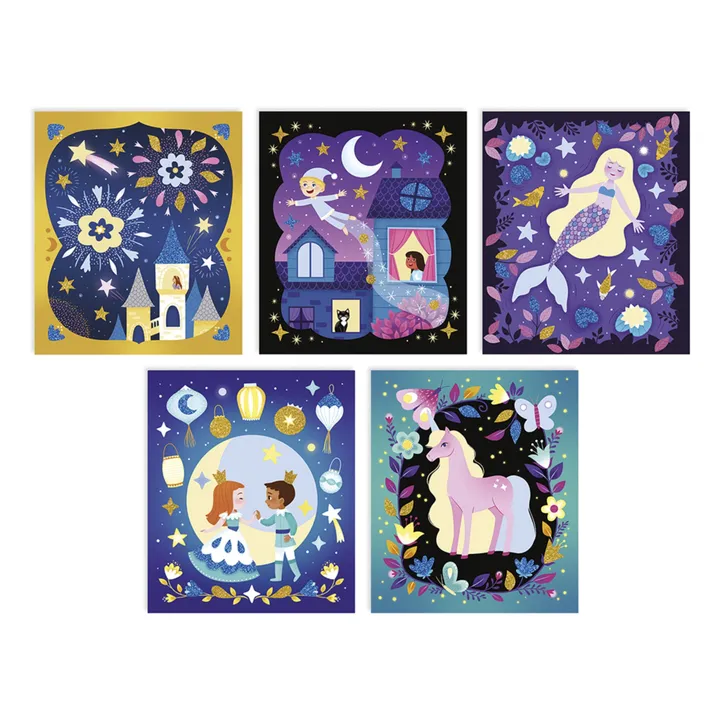 Kit Nuit Féerique de arena y purpurina que brilla en la oscuridad - Janod x Hachette- Imagen del producto n°0