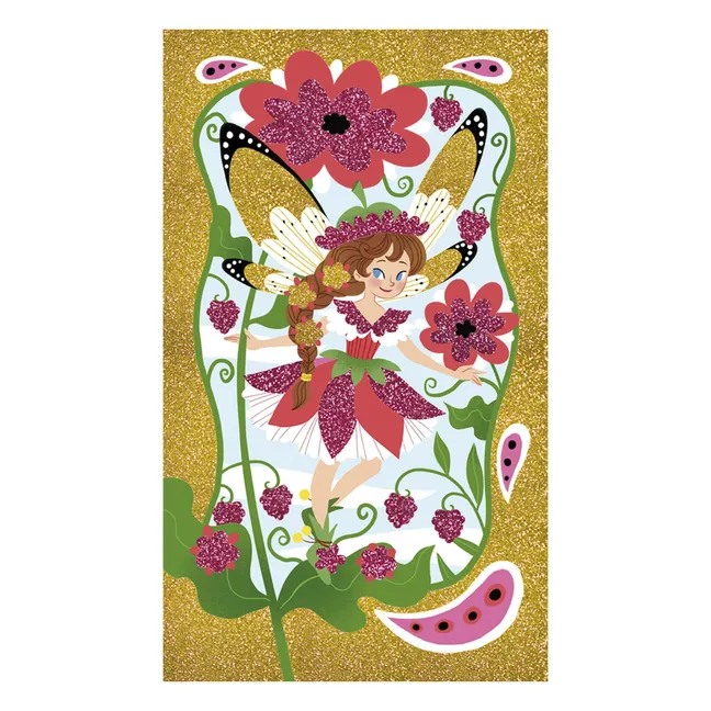 Kit de dibujo de hadas con purpurina - Janod x Hachette