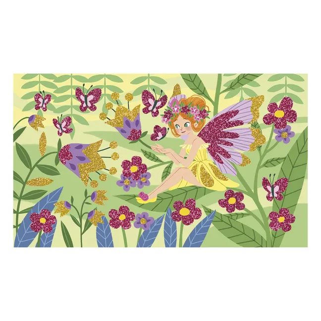 Kit de dibujo de hadas con purpurina - Janod x Hachette