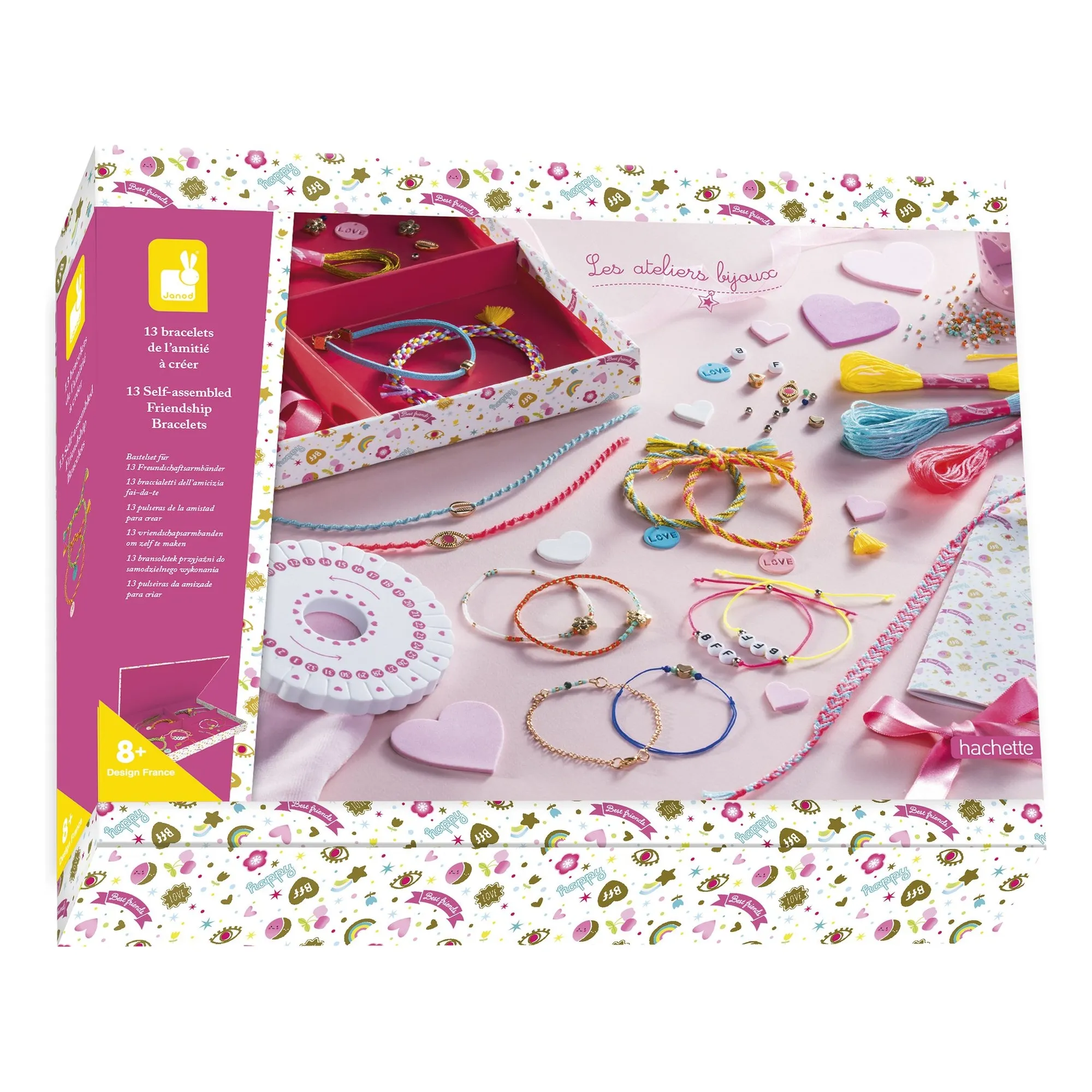 Janod Multicoloured Friendship Bracelets To Create - X Hachette