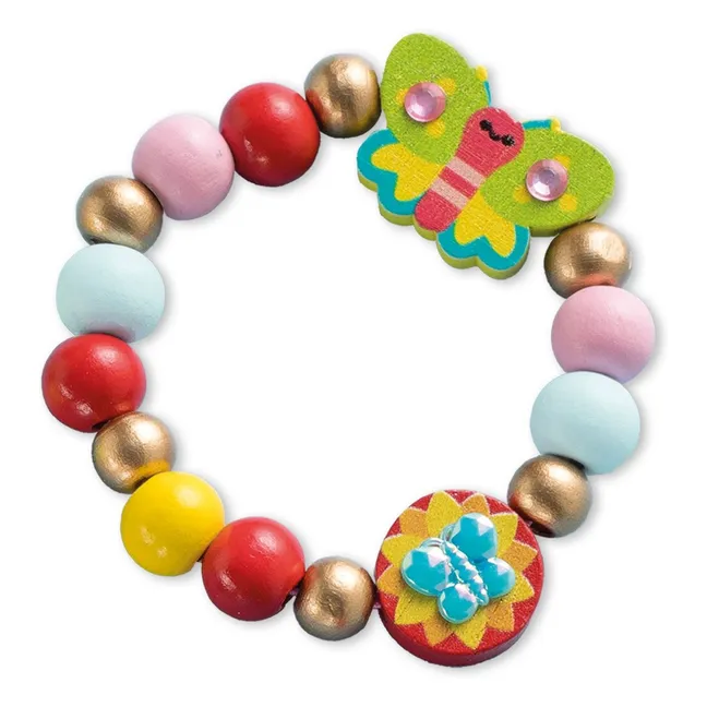 Joyas de madera Fleur à créer - Janod x Hachette