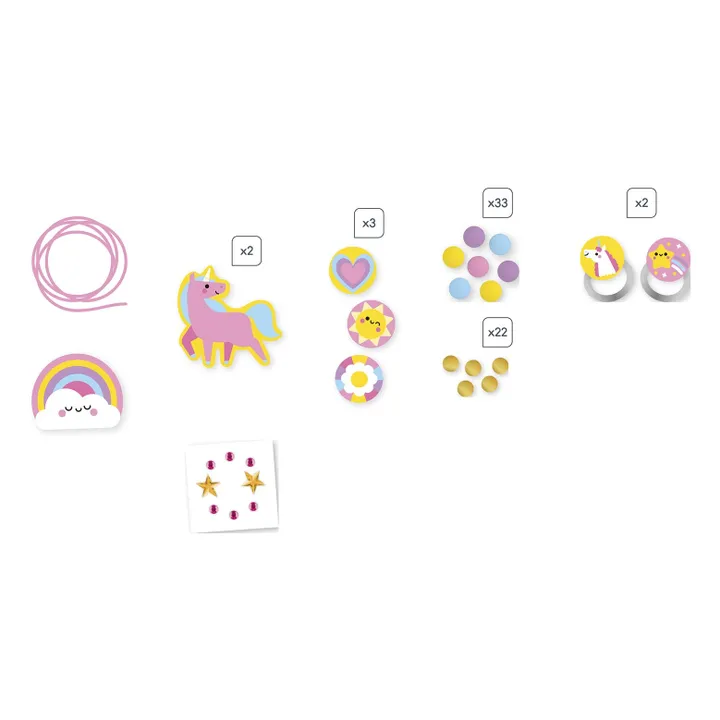 Arc-en-Ciel joyas de madera para crear - Janod x Hachette- Imagen del producto n°2