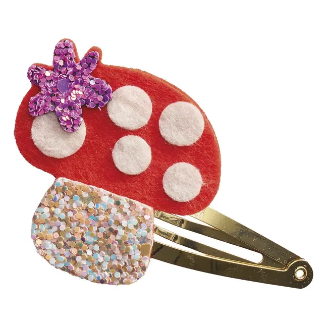 Barrettes Fleurs à créer - Janod x Hachette