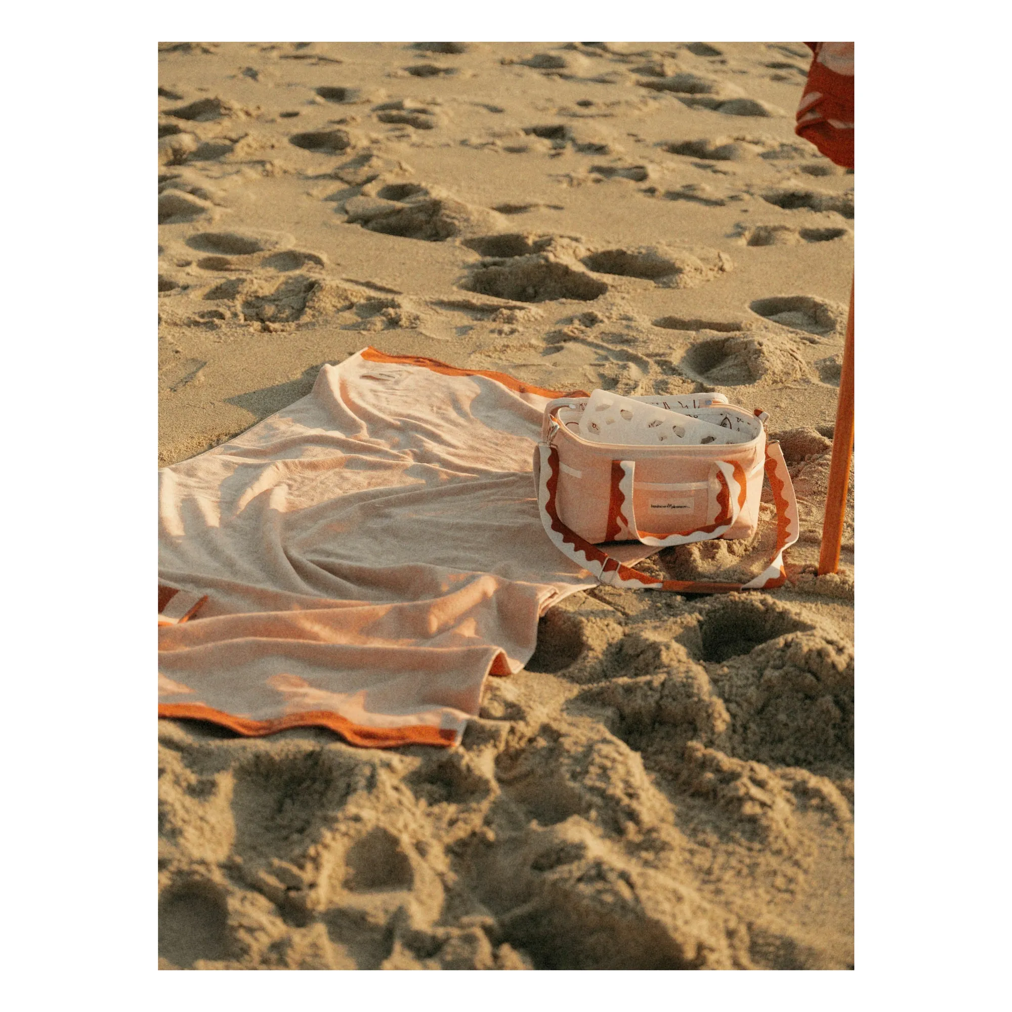Serviette de plage | Rose- Image produit n°1