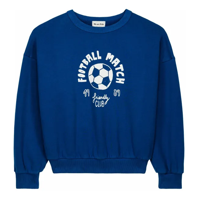 Tony Football Sweat Organic cotton | Midnight blue
