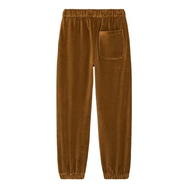 Ronnie Velvet Organic Jogger | Brown