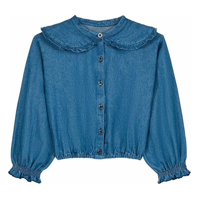 Clara Denim blouse | Blue