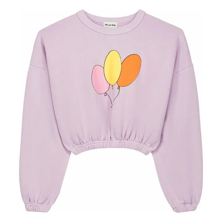 Kaia Balloon Sweat Algodón orgánico | Lila- Imagen del producto n°0