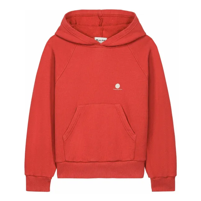 Ali organic cotton sweatshirt | Red