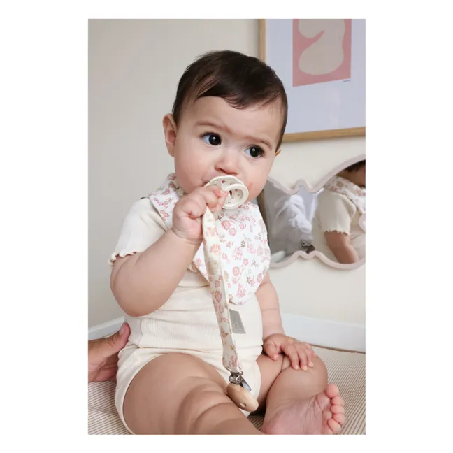 Bavoirs bandana Augusta - Set de 2 | Rose pêche