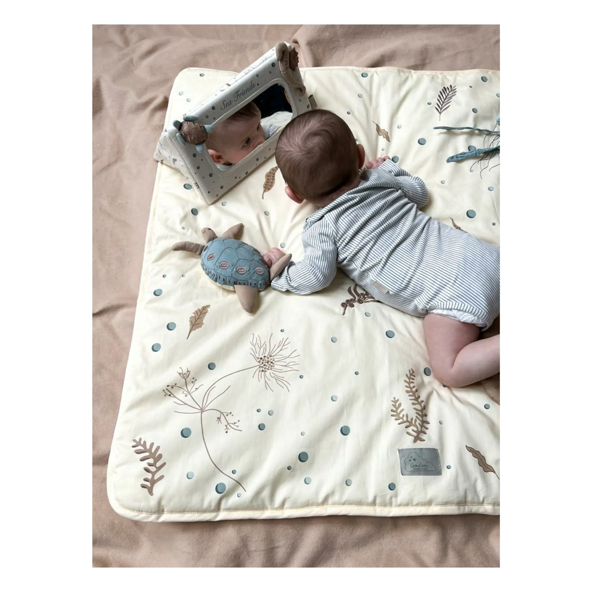 Tapis d'éveil Sea Garden | Bleu- Image produit n°5