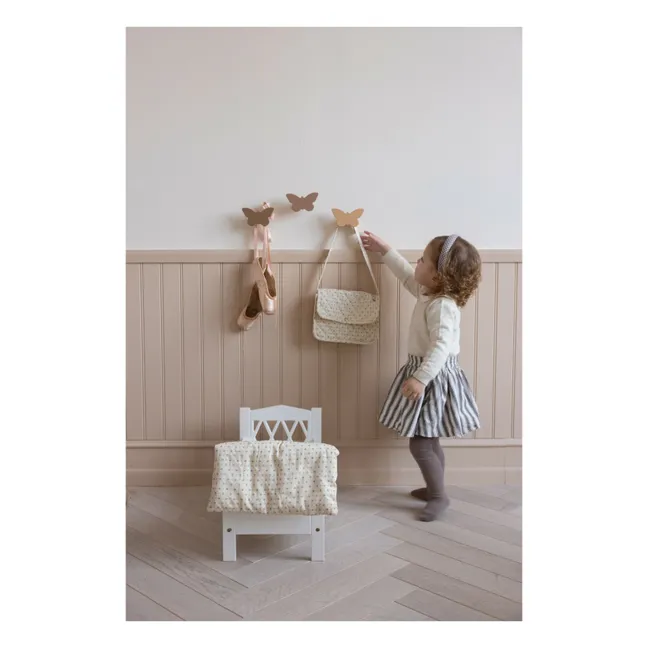 Butterfly coat hooks - Set of 3 | Camel