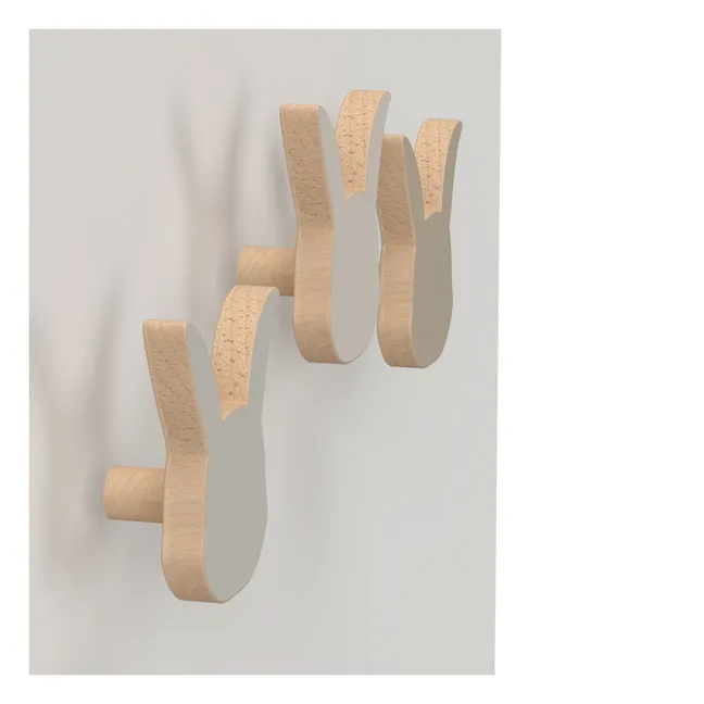 Rabbit Pegs - Set of 3 | Sand
