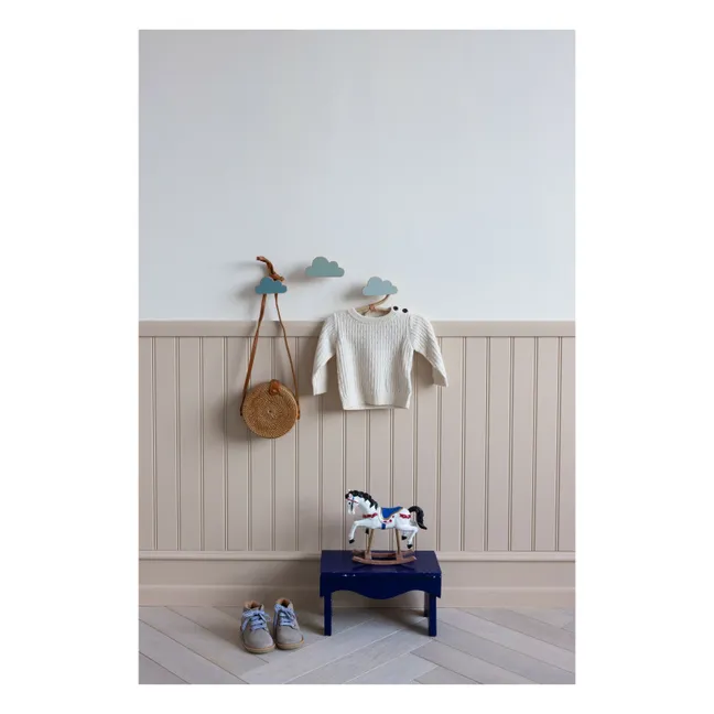 Patères Nuage - Set de 3 | Bleu gris