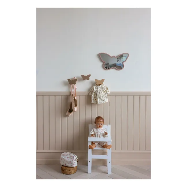 Butterfly coat hooks - Set of 3 | Camel