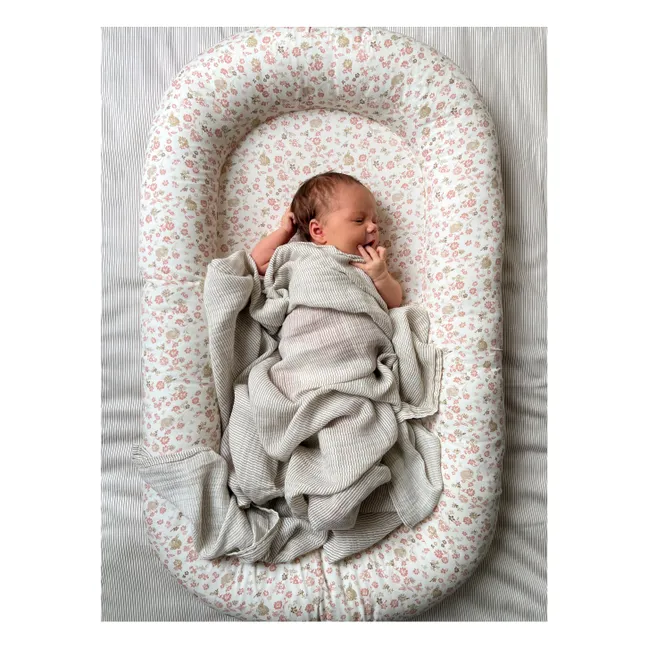 Striped swaddling diaper | Camel