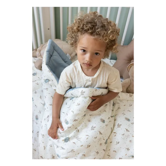 Sea Garden blanket | Blue