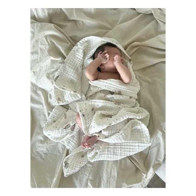 Dreamland muslin blanket | Light blue