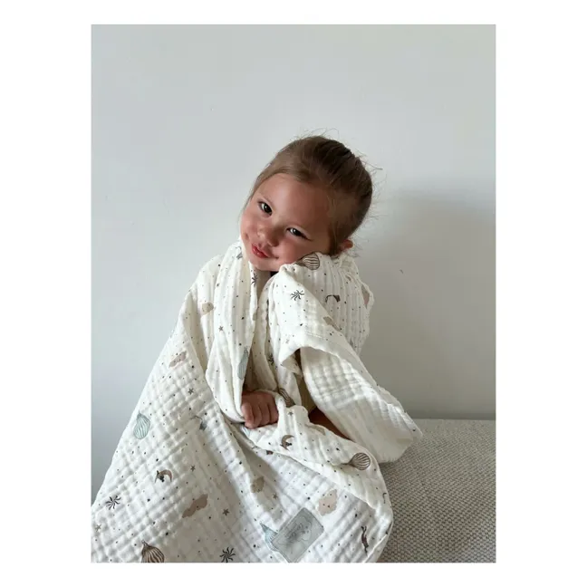 Dreamland muslin blanket | Light blue