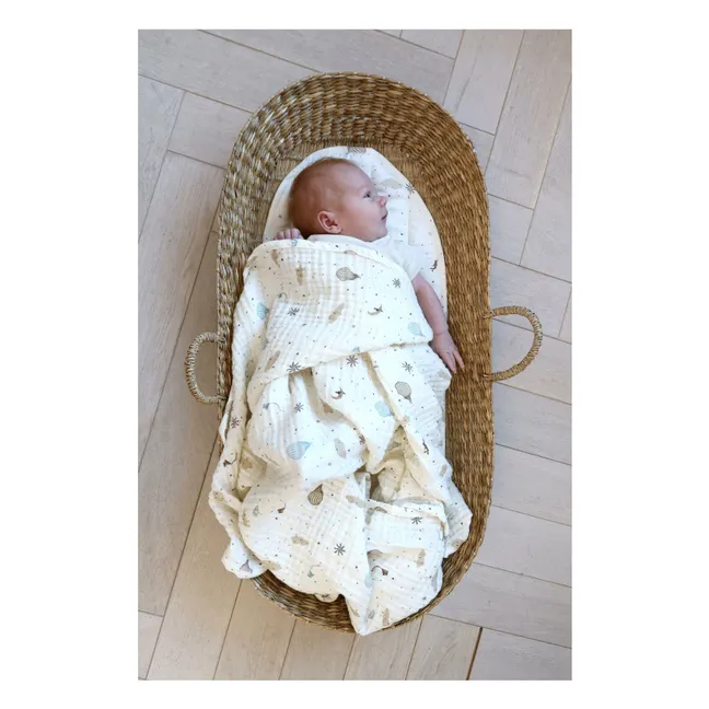 Dreamland muslin blanket | Light blue