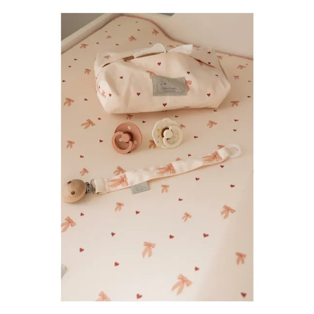 Matelas à langer Bows | Rose