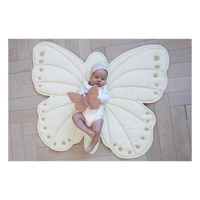 Tapis d'éveil Papillon | Ecru