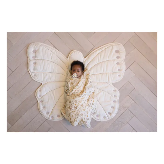Tapis d'éveil Papillon | Ecru
