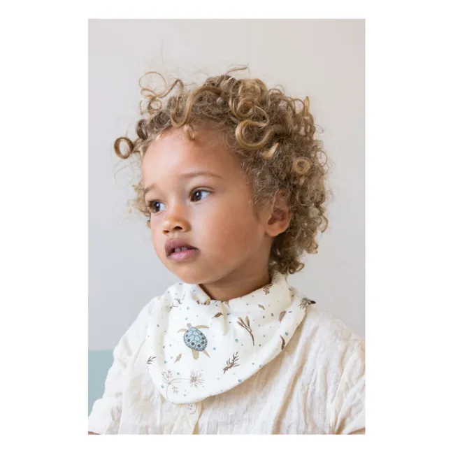 Sea Garden Bandana-Lätzchen - 2er-Set | Blau