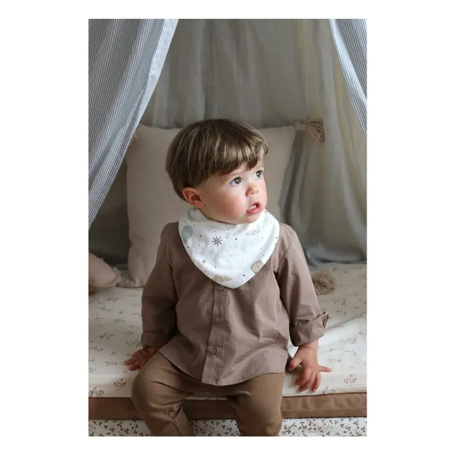 Bavoirs bandana Dreamland - Set de 2 | Bleu ciel