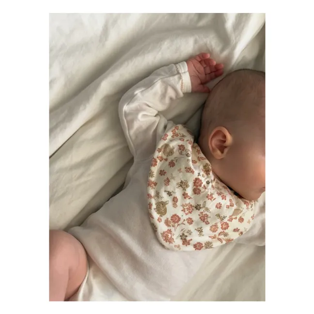 Bavoirs bandana Augusta - Set de 2 | Rose pêche