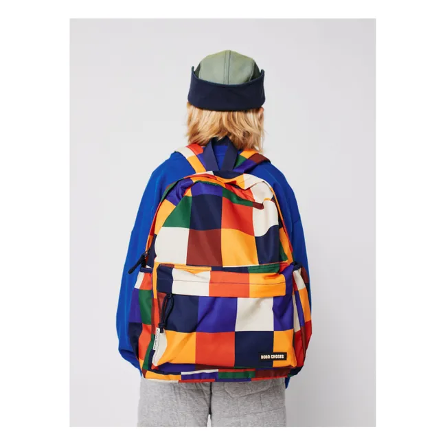 Recycled Fiber Tile Backpack | Braun