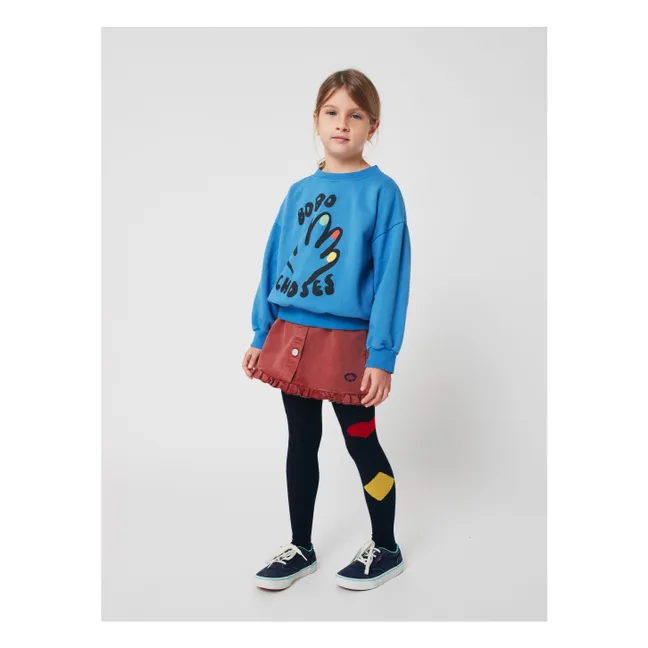 Collants Jocker Coton Bio | Bleu nuit