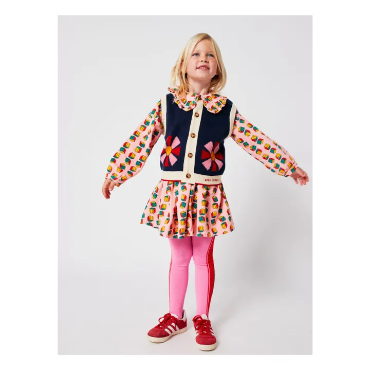 Chaussettes Hautes Bobo Choses Coton Bio | Rose- Image produit n°4