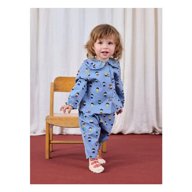 Lot de 2 Paires de Chaussettes Kaleidoscope Coton Bio | Beige