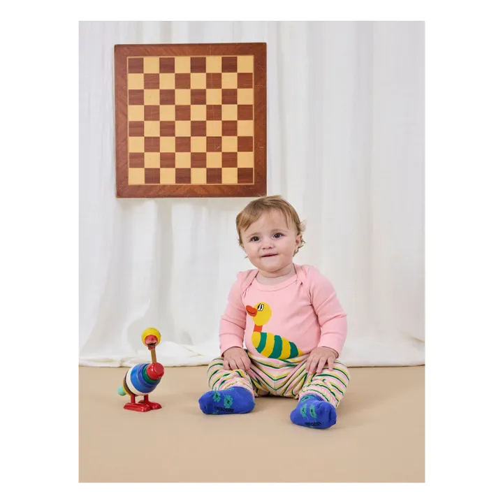 Calcetines Trébol de algodón ecológico | Azul- Imagen del producto n°1