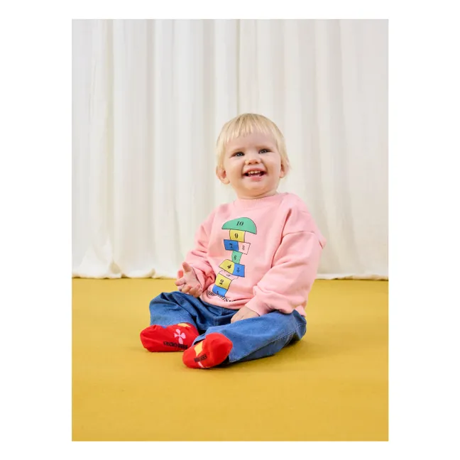 Bio-Baumwolle Herz Socken | Rot