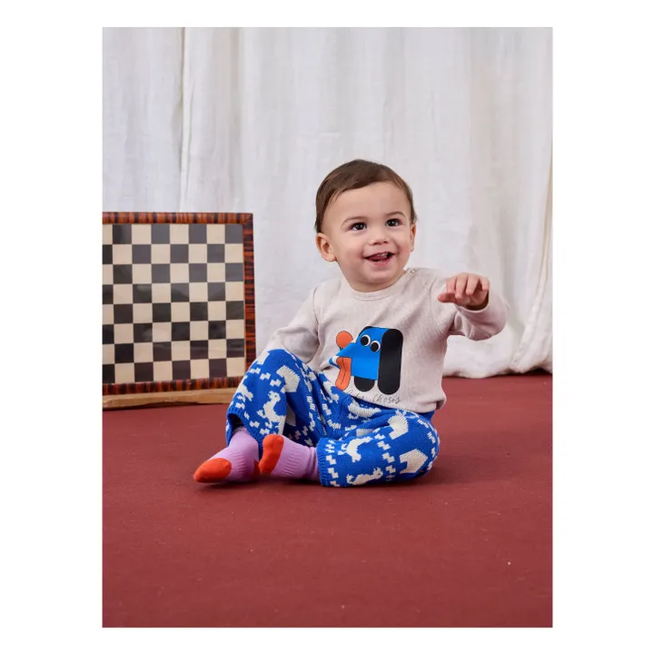 Calcetines de algodón ecológico Bobo Choses | Lila- Imagen del producto n°4