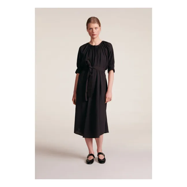 Robe Derek Rayures Dobby | Gris foncé