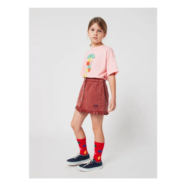Camiseta de algodón orgánico Marelle | Rosa