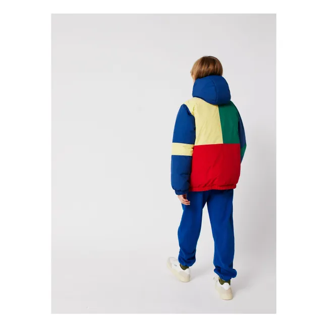 Doudoune Colorblock Fibres Recyclées | Bleu