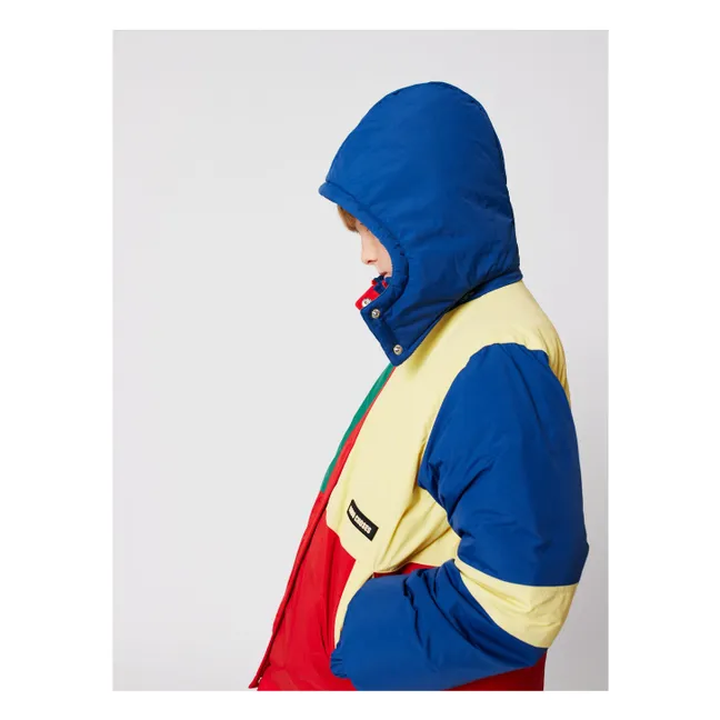 Doudoune Colorblock Fibres Recyclées | Bleu