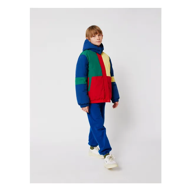 Doudoune Colorblock Fibres Recyclées | Bleu