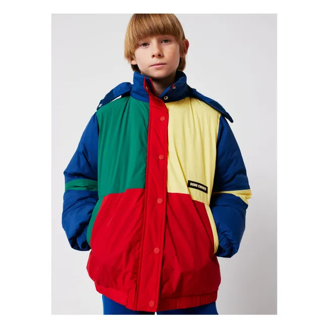 Doudoune Colorblock Fibres Recyclées | Bleu